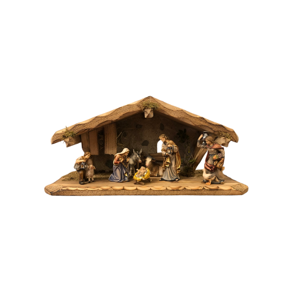 Kostner Nativity Set 9 pieces in the Graz stable