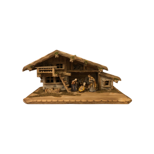 Kostner Nativity Set 7 pieces in the stable Inzell