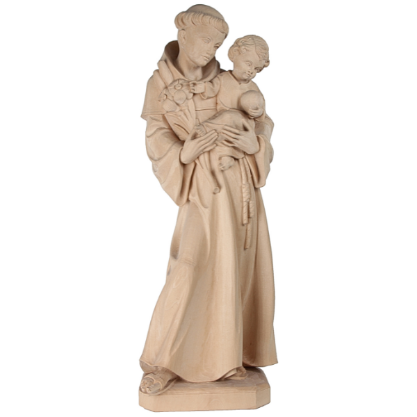 Heiliger Antonius_holzgeschnitzt_natur