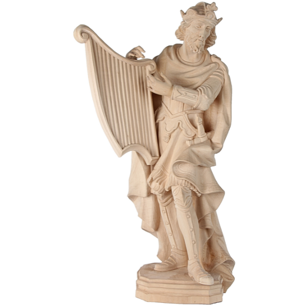 Heiliger David_holzgeschnitzt_natur