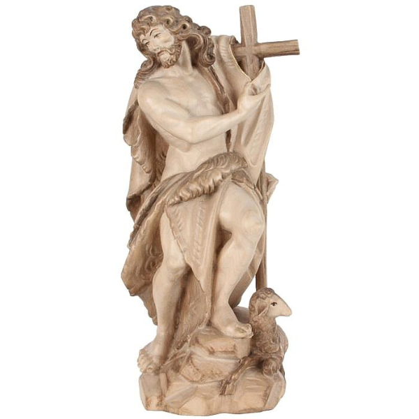 Heiliger Johannes der Taeufer_holzgeschnitzt_gebeizt