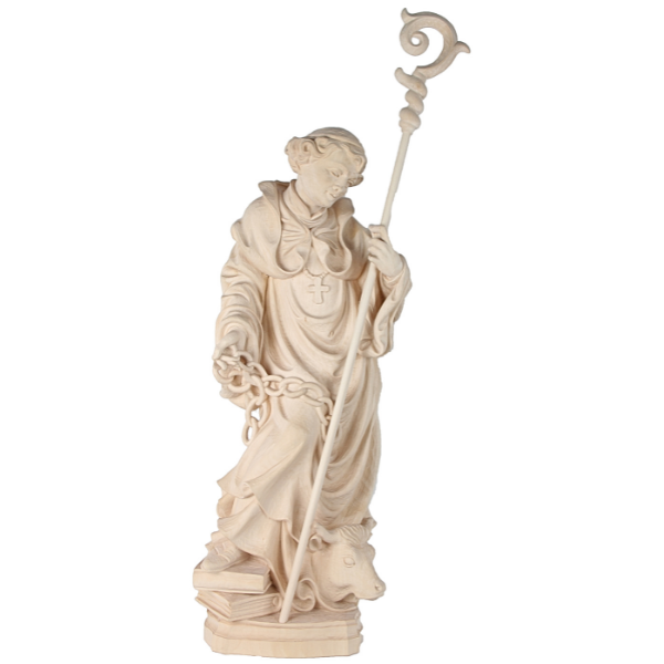 Heiliger Leonhard_holzgeschnitzt_natur