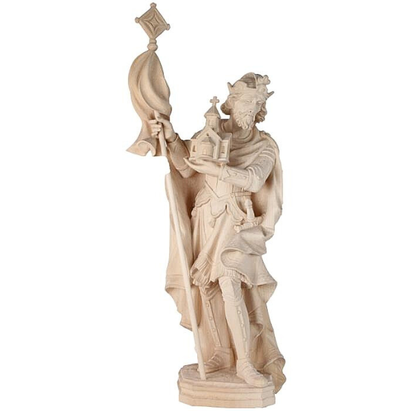 Heiliger Leopold_holzgeschnitzt_natur