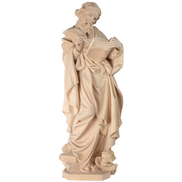 Heiliger Matthaeus_holzgeschnitzt_naturbelassen