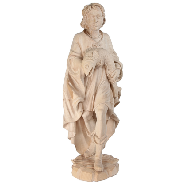 Heiliger Tobias_holzgeschnitzt_naturbelassen