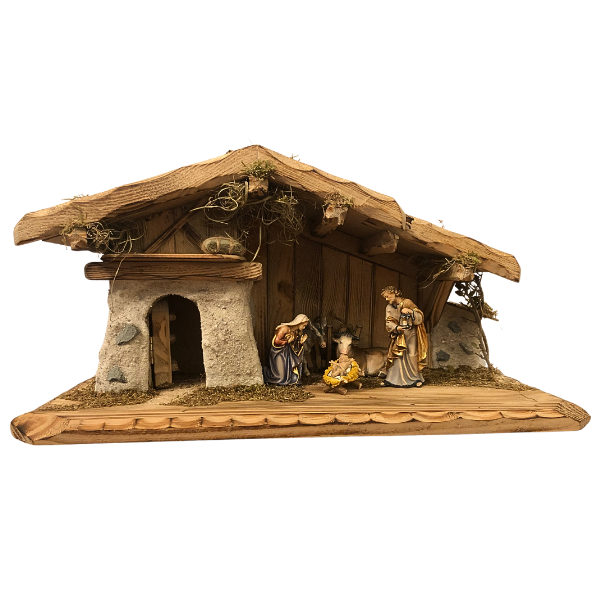 Kostner Krippenset 7 teilig im Stall Allgäu