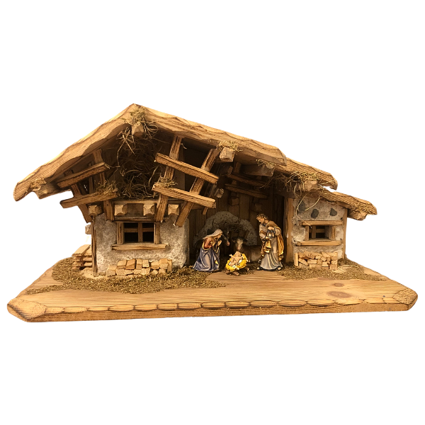 Kostner Krippenset 7 teilig im Stall Eibsee