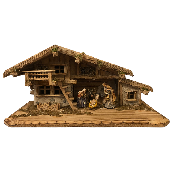 Kostner Krippenset 7 teilig im Stall Inzell