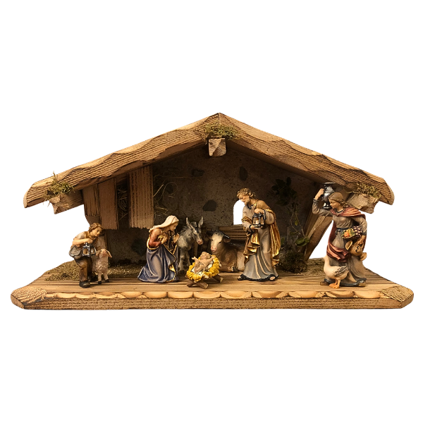 Kostner Nativity Set 9 pieces in the Graz stable