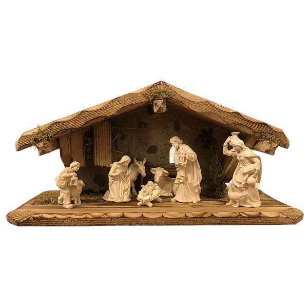 Kostner Nativity Set 9 pieces in the Graz stable