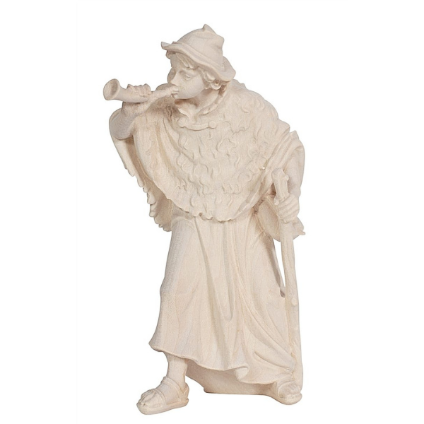 Kostner krippe_Hirte mit Horn_natur