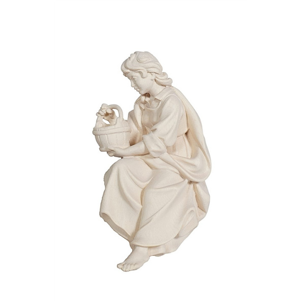 Kostner krippe_Hirtin am Brunnen_natur