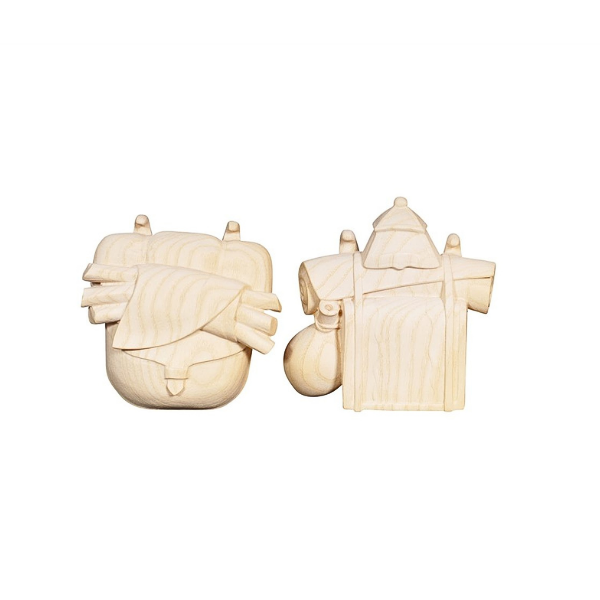 Pema Krippe_holzgeschnitzt_Gepaeck_natur