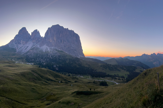 Gebirgszug_Langkofelgruppe_Sonnenuntergang
