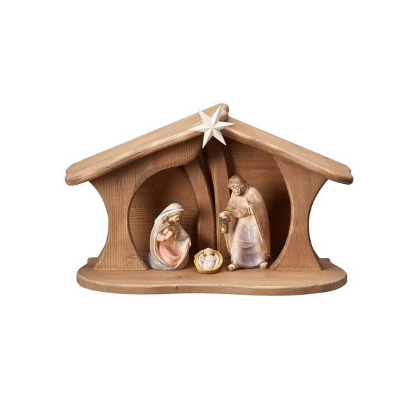 Pema Nativity set 5 pieces in the family stable Luce