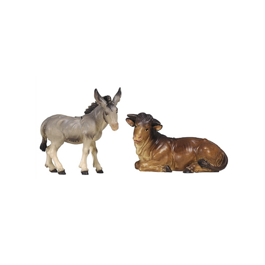 Ox and donkey