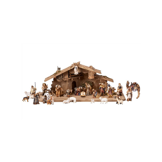 Rainell Nativity Set 30 pieces in the stable Holy Night