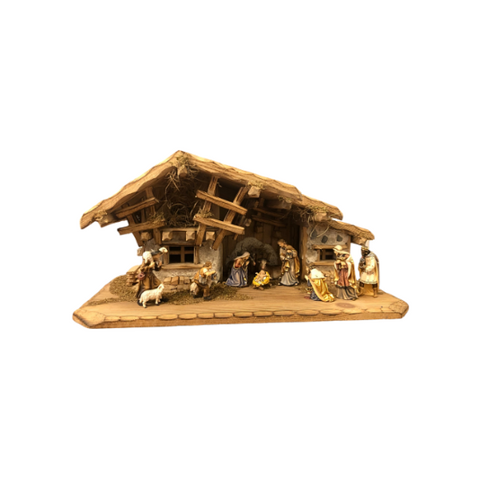 Kostner Nativity Set 12 pieces in the stable Eibsee