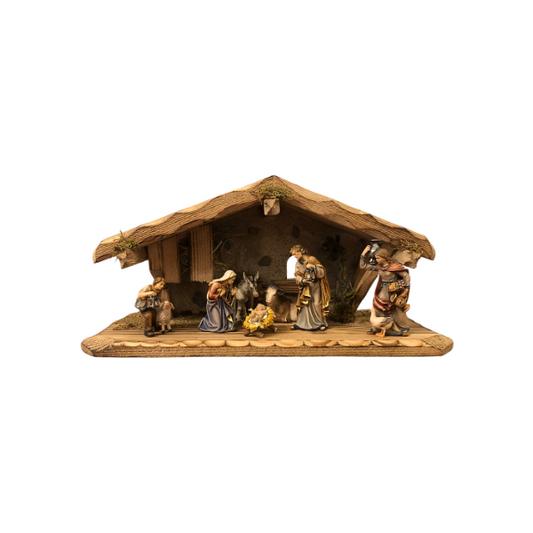 Kostner Nativity Set 9 pieces in the Graz stable