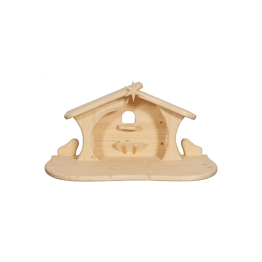 Stylized Nativity Stable Luna