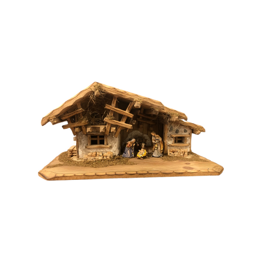 Kostner Nativity Set 7 pieces in the stable Eibsee