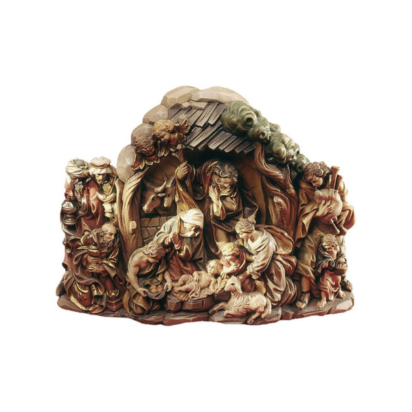 Baroque Nativity Scene in One Piece