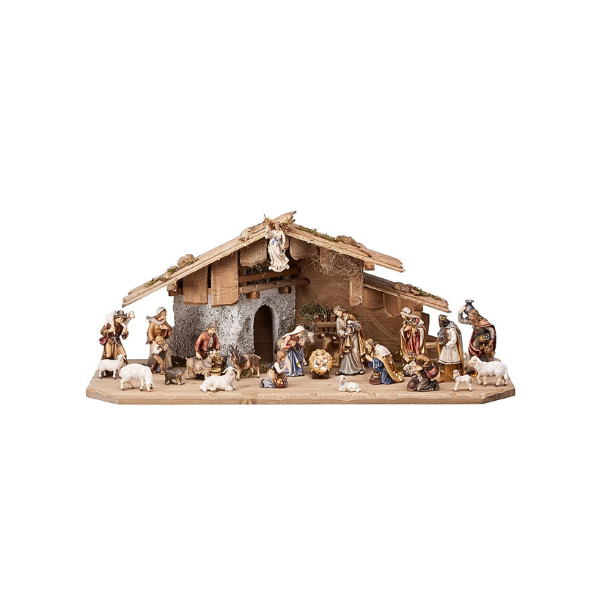 Kostner Nativity Set 24 pieces in the stable Holy Night