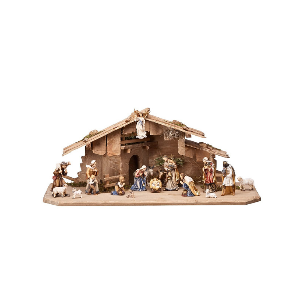 Kostner Nativity Set 18 pieces in the stable Holy Night