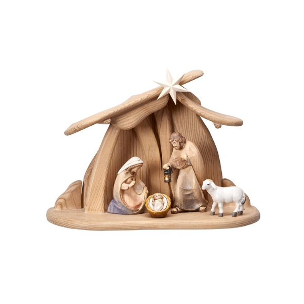 Pema Nativity set 6 pieces in the family stable