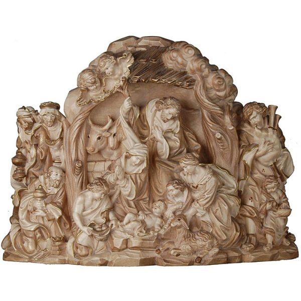 Baroque Nativity Scene in One Piece