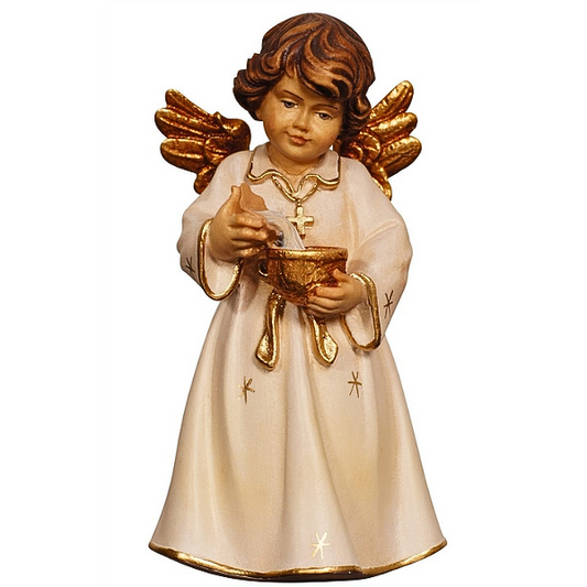 Standing angel with holy water 