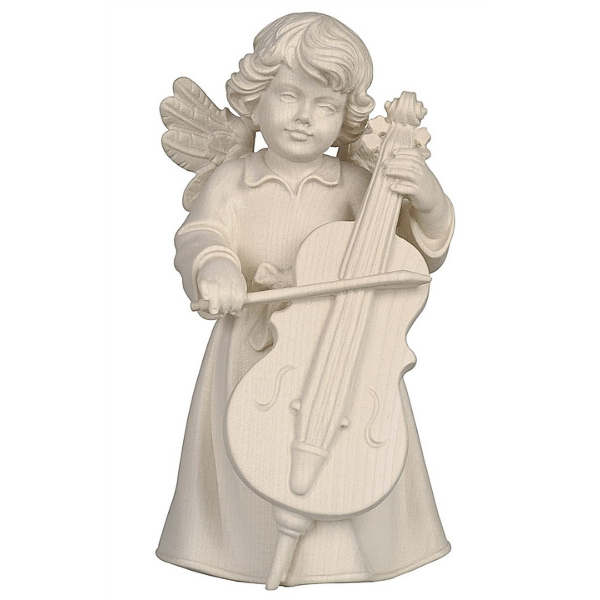 Standing angel with cello 