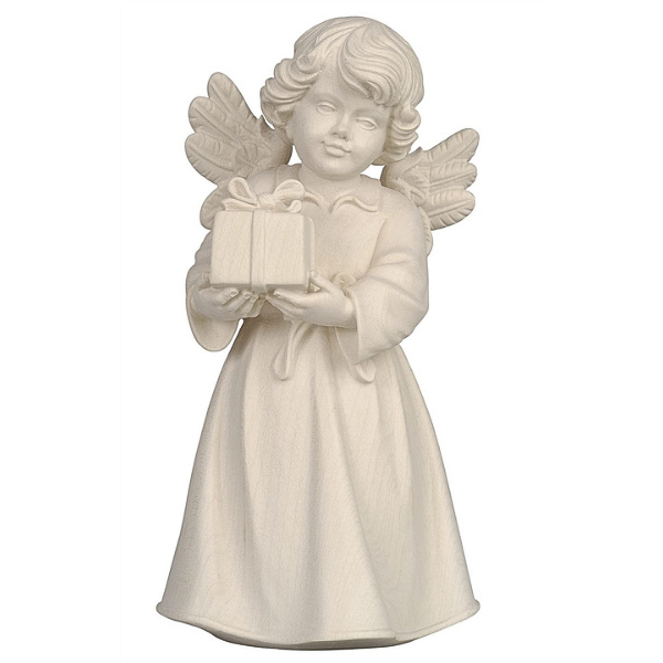 Standing angel with gift 