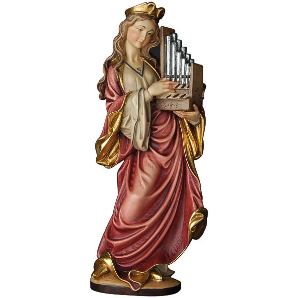 Saint Cecilia with red cloth 