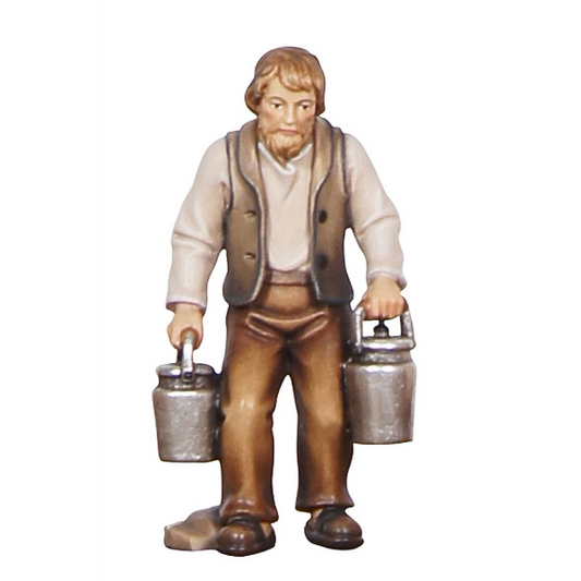 Kostner krippe_Hirt mit Milchkanne_color
