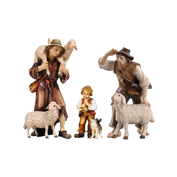 Kostner Krippenfiguren Hirten Set 2