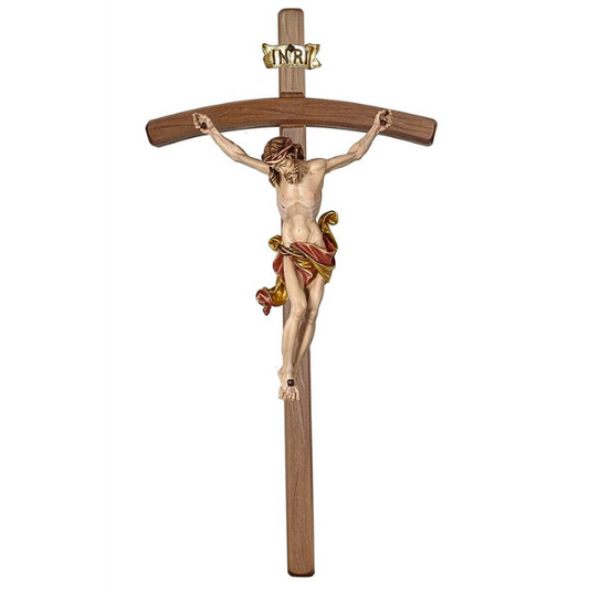 Crucifix Baroque Leonardo curved