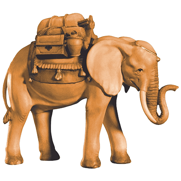 Orientalische Krippe_Elefant_gebeizt