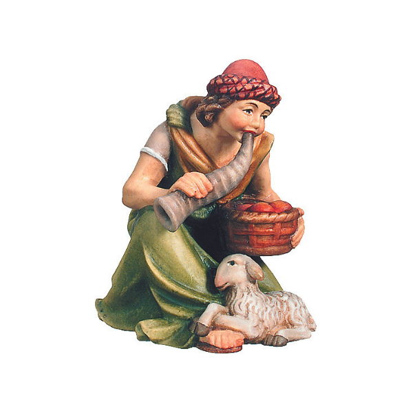 Orientalische Krippe_Hirte mit Horn_color