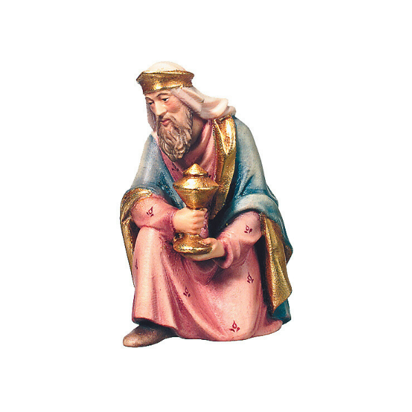 Orientalische Krippe_Koenig kniend_color