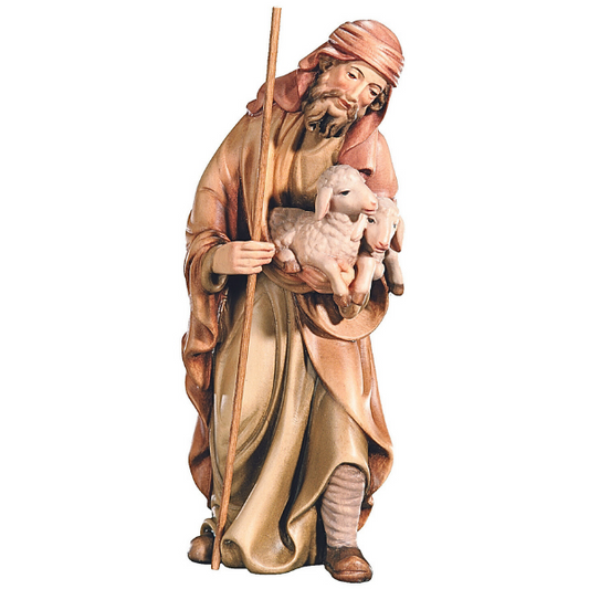 Orientalische Krippe_color_Hirte mit Laemmern