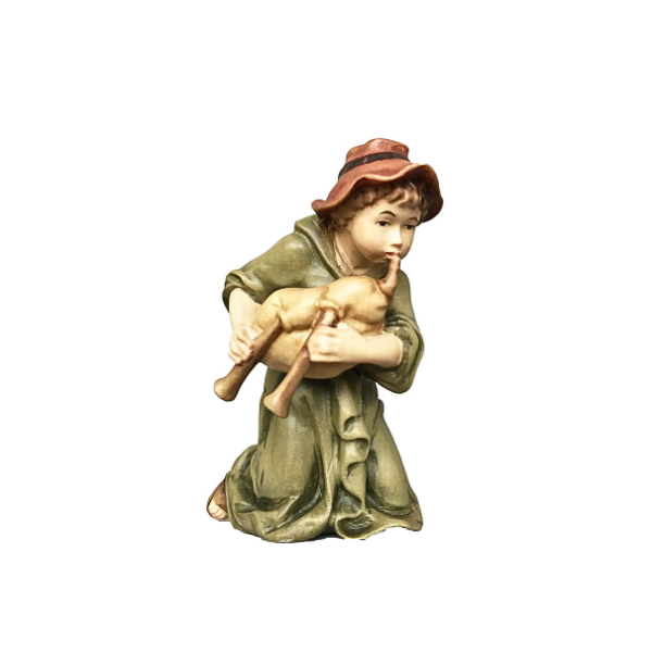 Orientalische Krippe_color_Hirtenbub mit Dudelsack