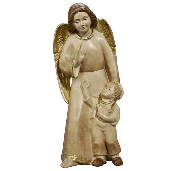 Guardian angel modern with boy 