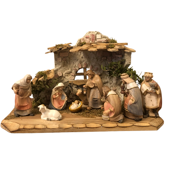 Pema Nativity Set 12 pieces in the stable Israel