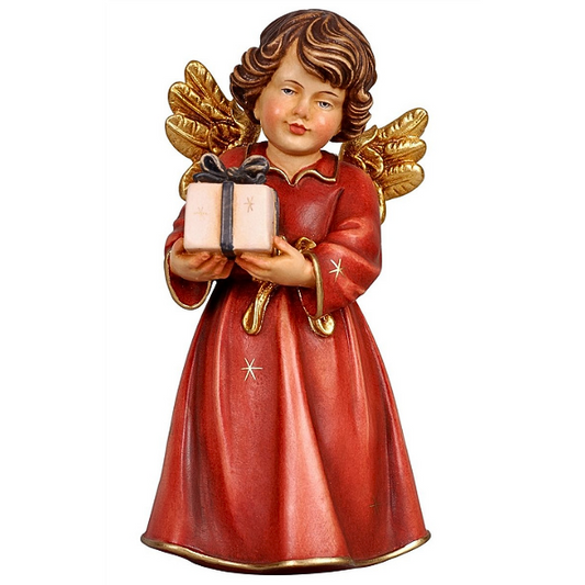 Standing angel with gift 