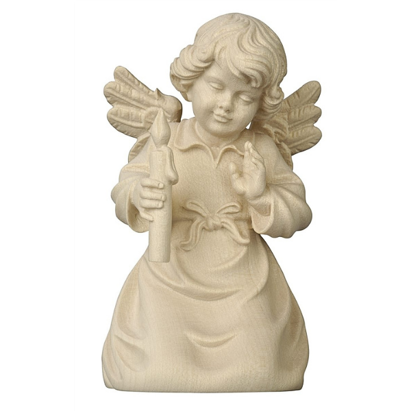 Christmas angel with baptism candle 