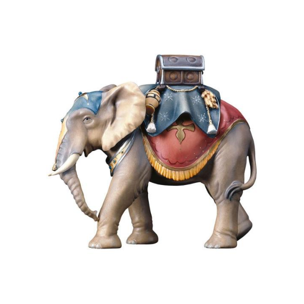 Elefant mit Gepäck Krippentier