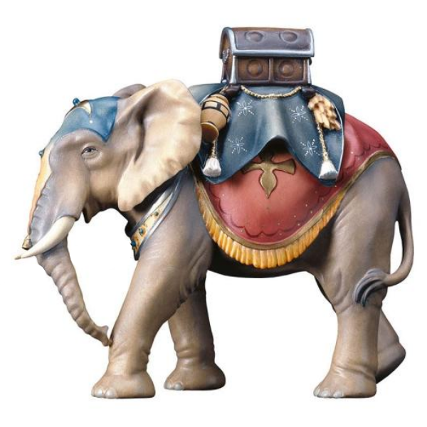 Elefant mit Gepäck Krippentier
