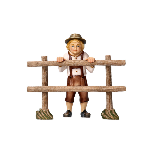 hirt zaun hirtenkrippe holzgeschnitzt color