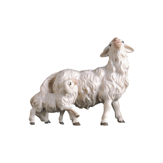 Schaf mit Lamm Hirtenkrippe